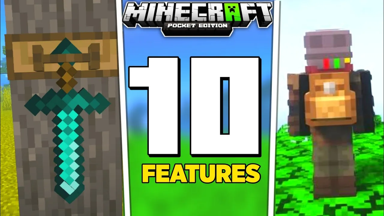 You are currently viewing I Added 10 Useful Features – Minecraft PE 1.19