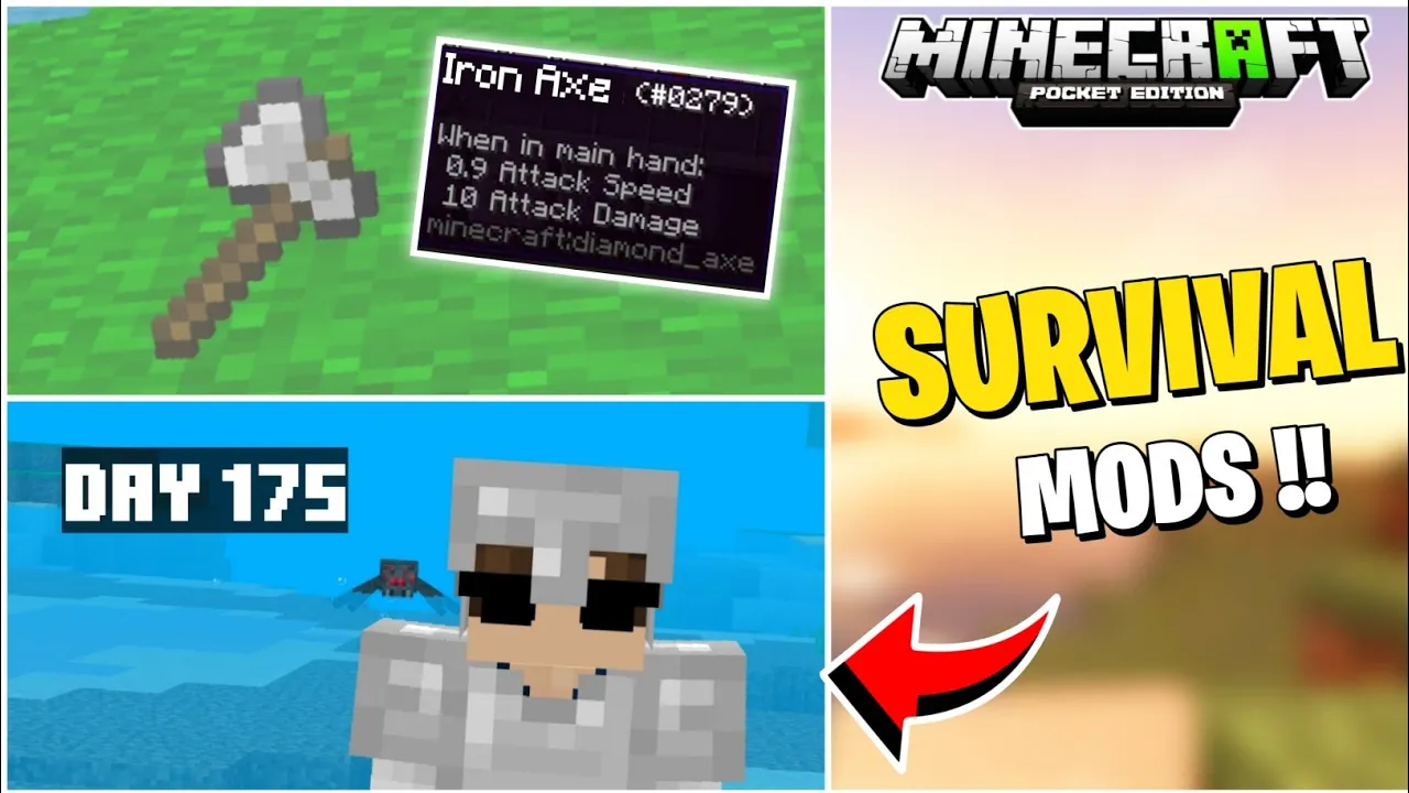 You are currently viewing Top 5 Survival Mods – Minecraft PE 1.19
